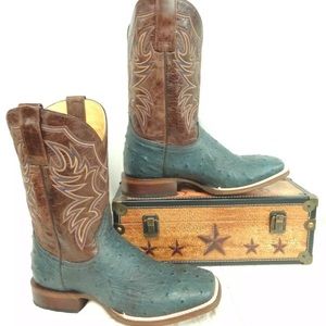 NWT men’s Roper Full quill ostrich boot